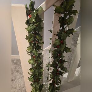 2 - 6' Holly Vine Garland